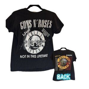 Guns‎ N Roses 2016 Not in This Lifetime Reunion Tour Shirt S